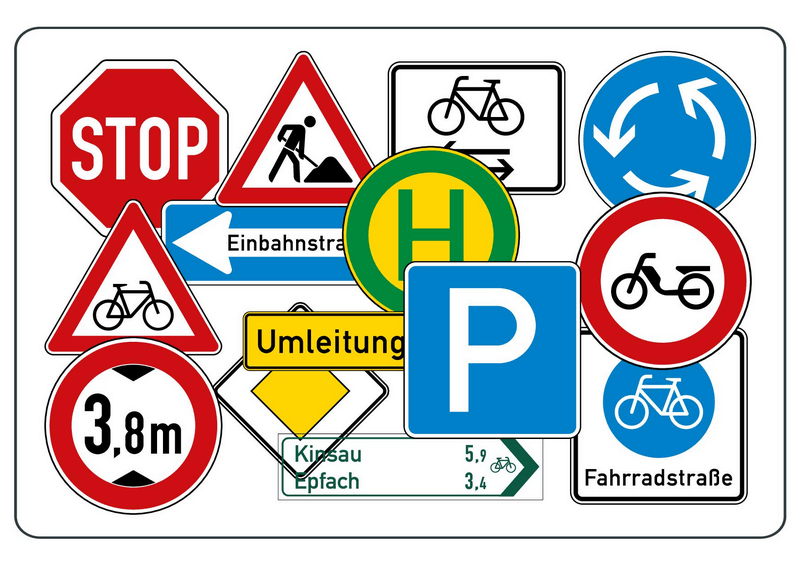 Verkehrszeichen Übersicht